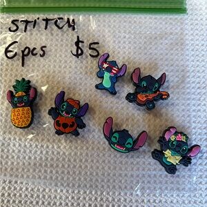 Stitch crocs charms each picture bundle $7